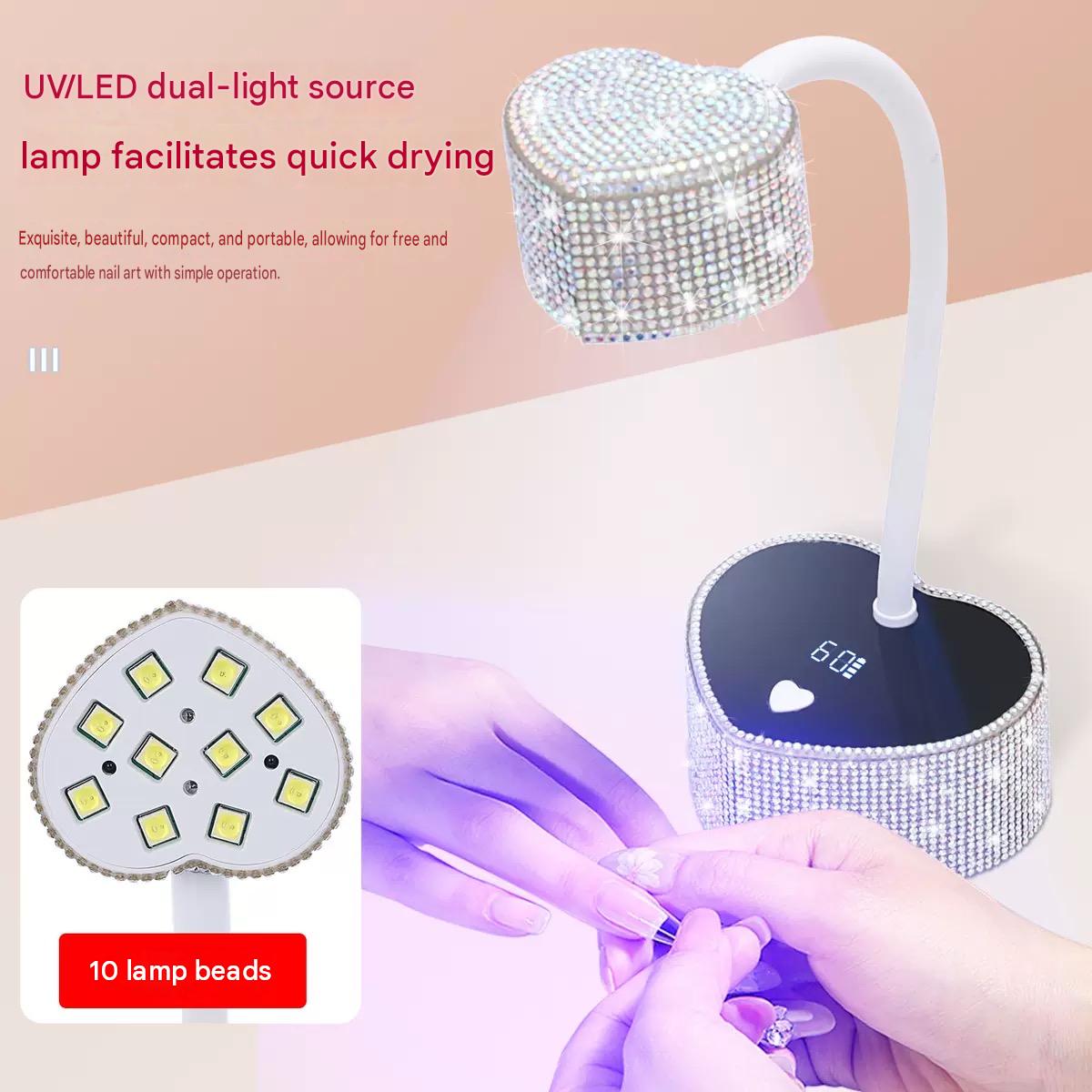 Luxury Diamond Rechargeable Nail Lamp Detail 2