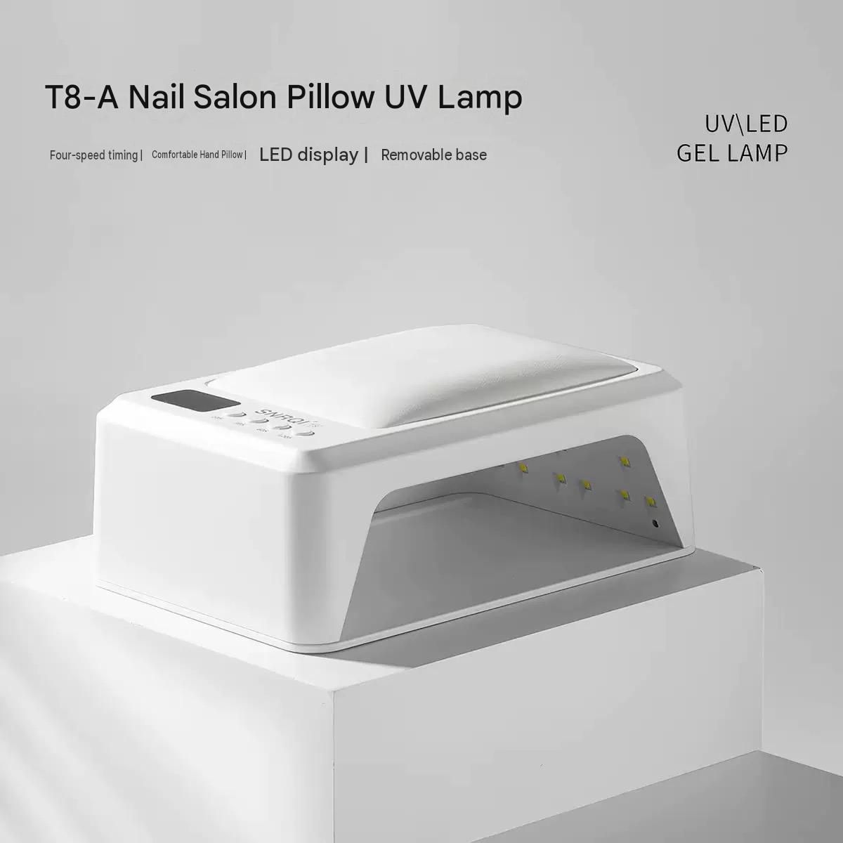 Cordless Rechargeable UV LED Nail Lamp with Hand Rest