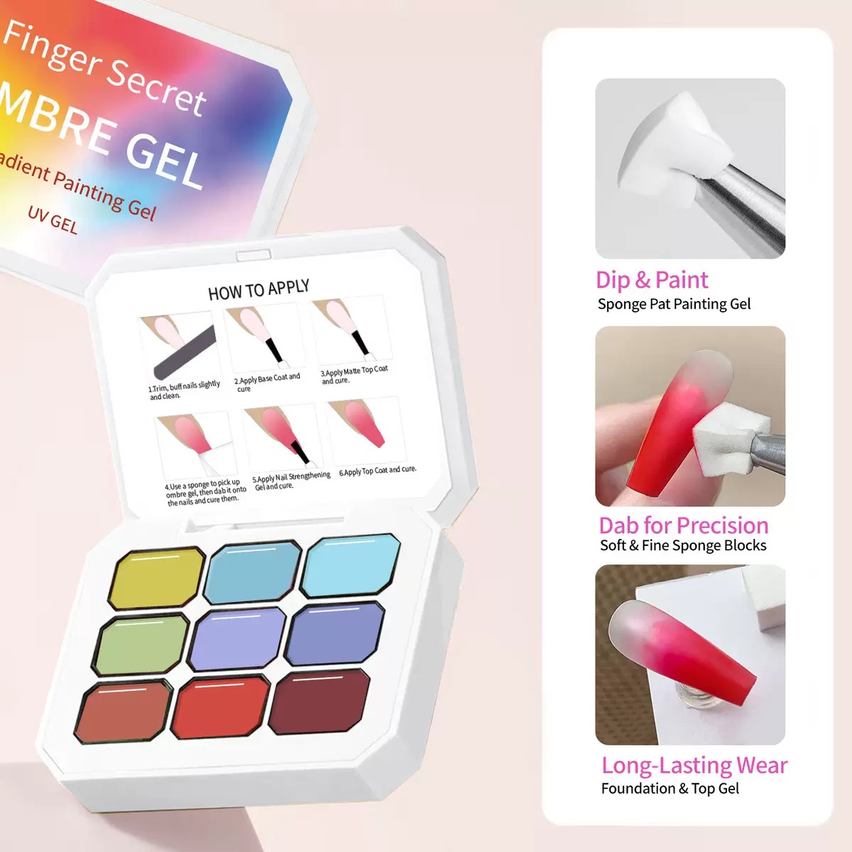 Blooming Gel Polish Smudge Gel P-006