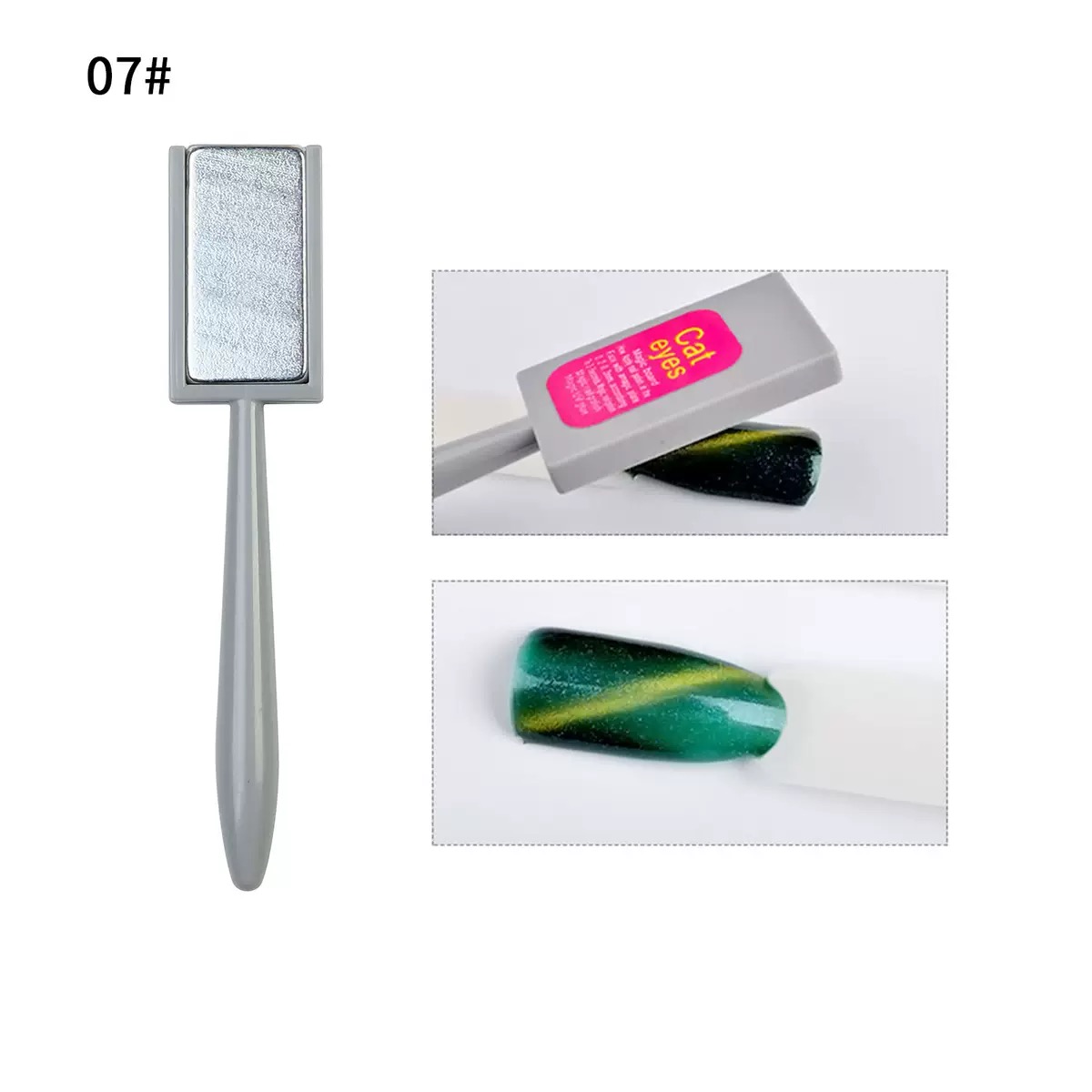Cat Eye Nail Magnet Detail 10