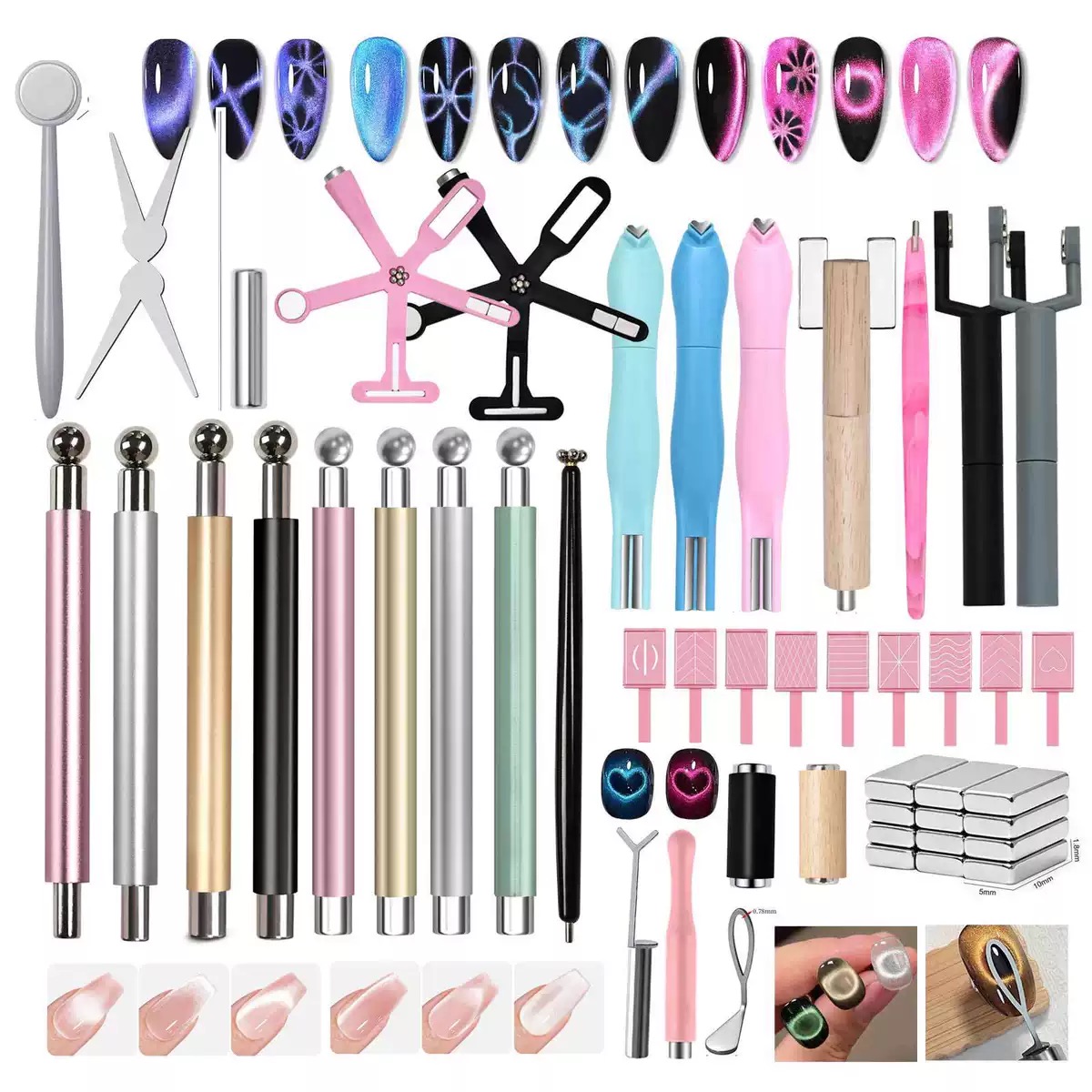 Cat Eye Nail Magnet Wholesale Main Image