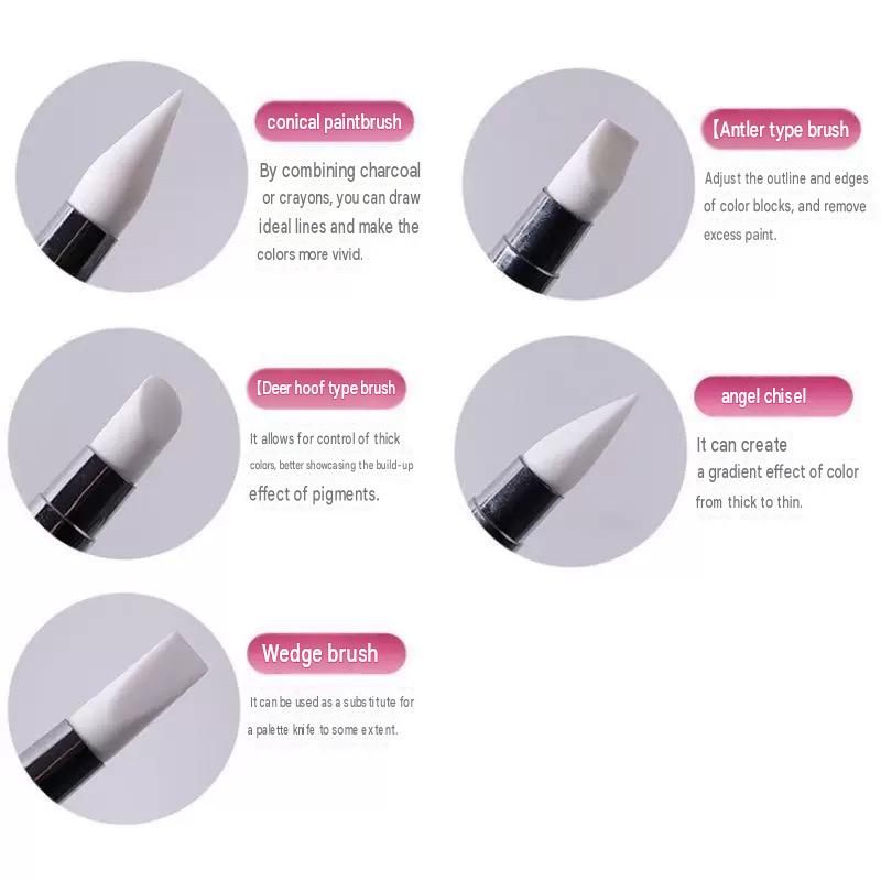 Acrylic 3D Nail Art Brush Detail 1