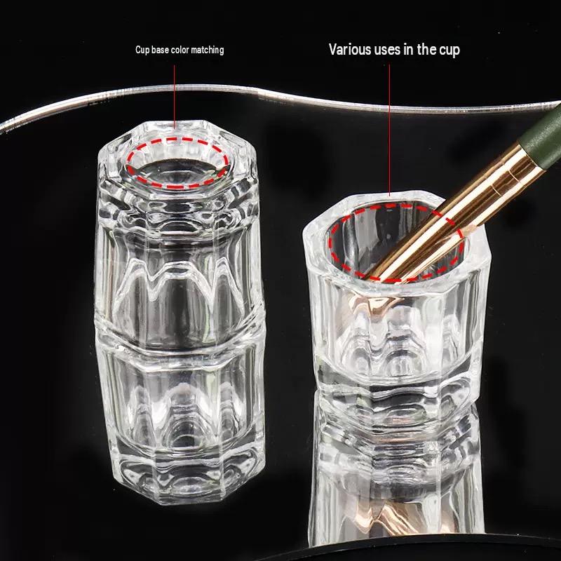 Crystal Acrylic Liquid Cup Detail 1