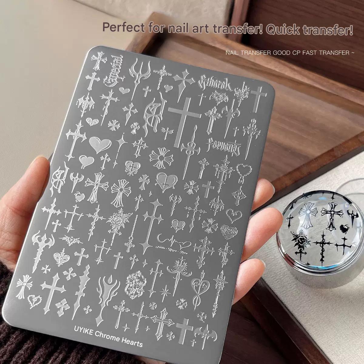 Nail Art Stamping Plate Detail 1