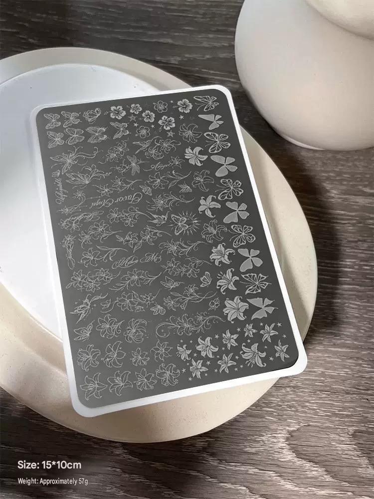 Nail Art Stamping Plate Detail 12