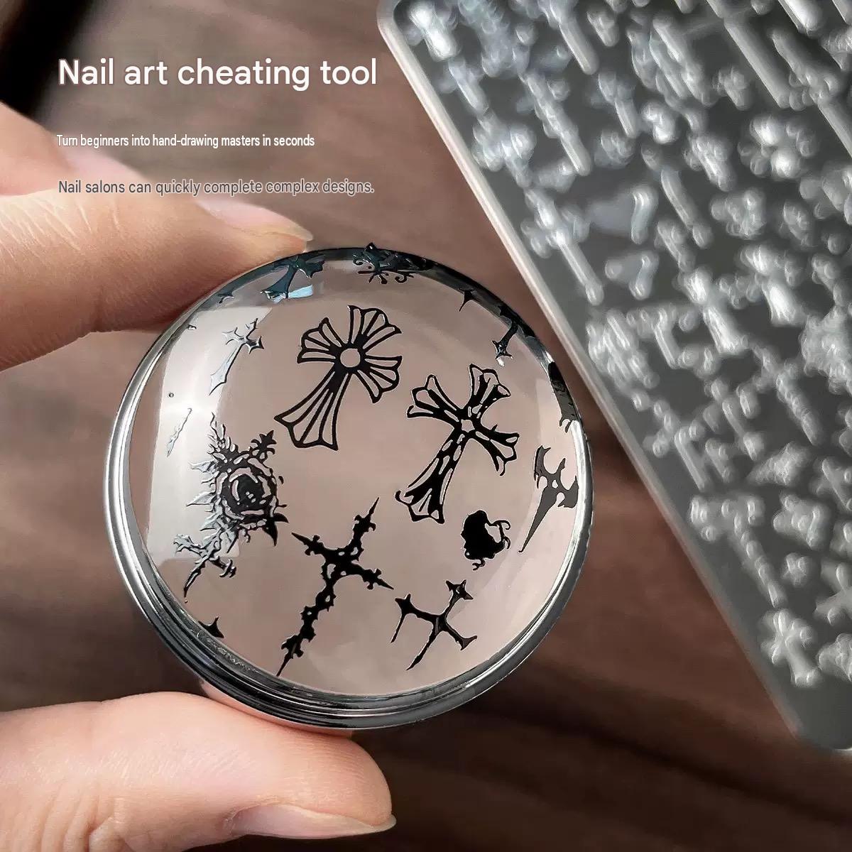 Nail Art Stamping Plate Detail 2