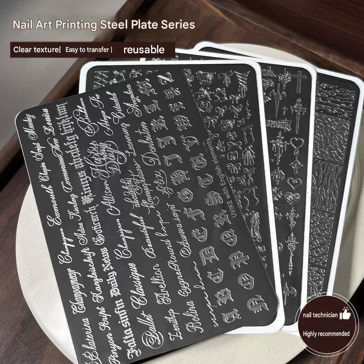 Nail Art Stamping Plate Detail 3