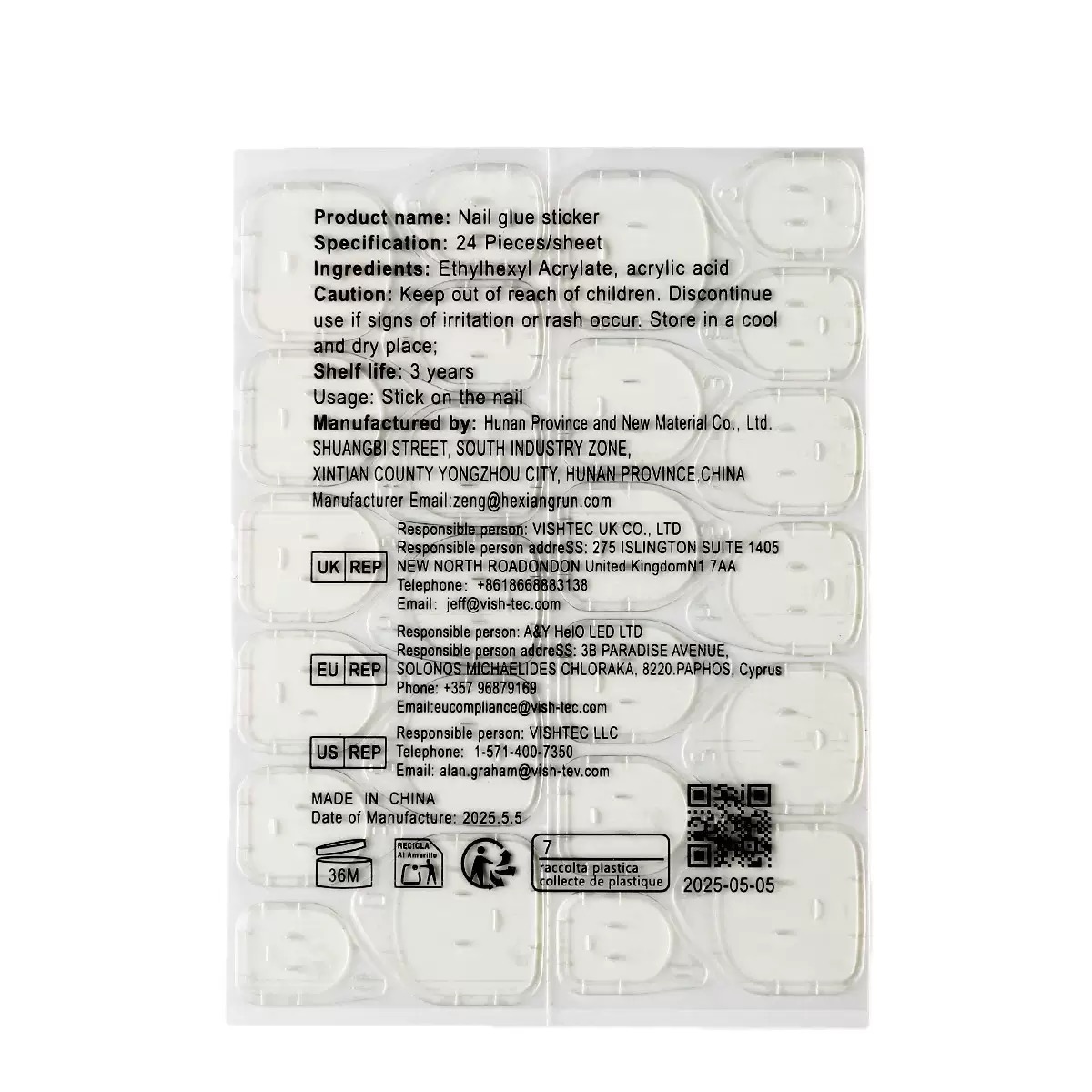 Press On Nail Glue Tabs Detail 4