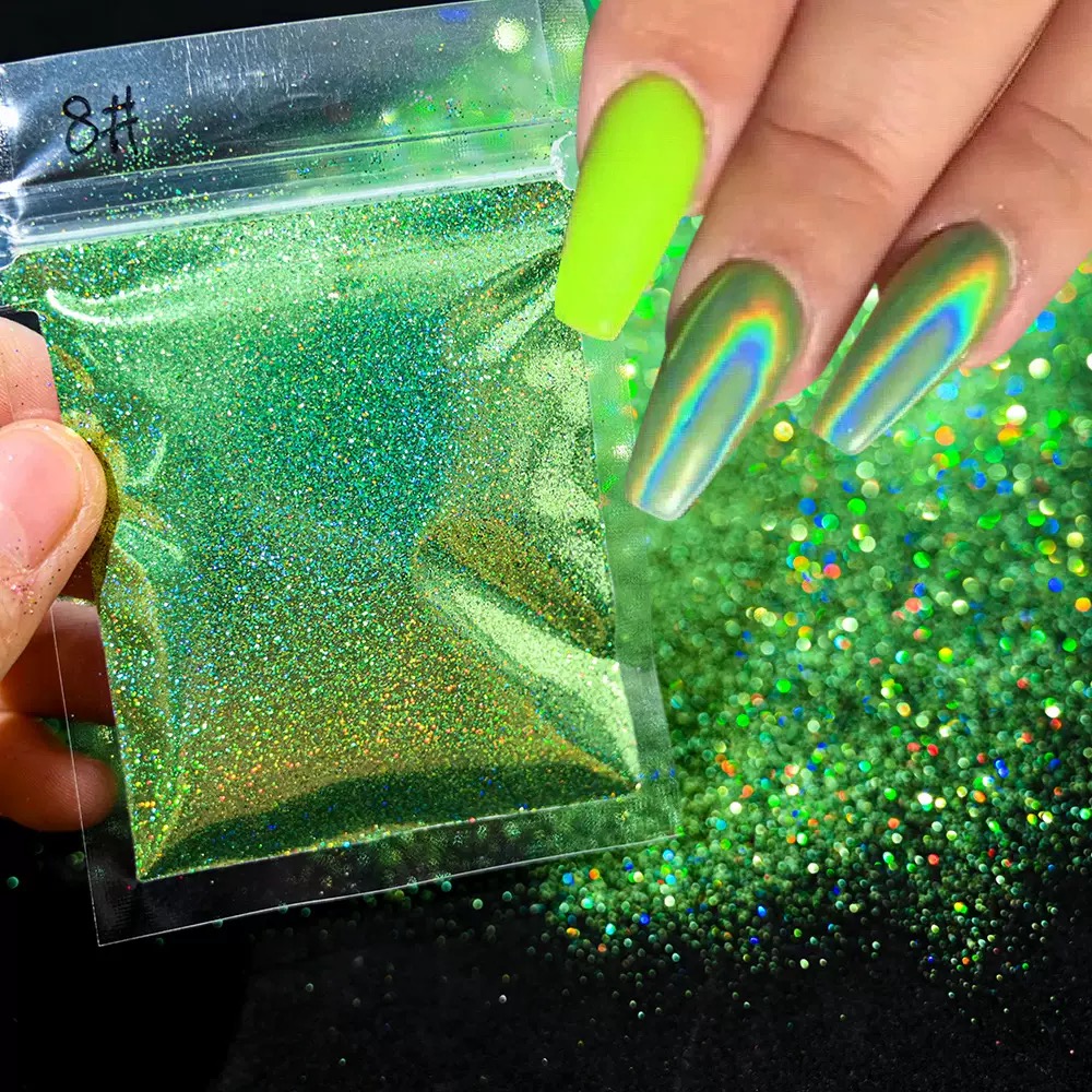 Holographic Nail Glitter Powder