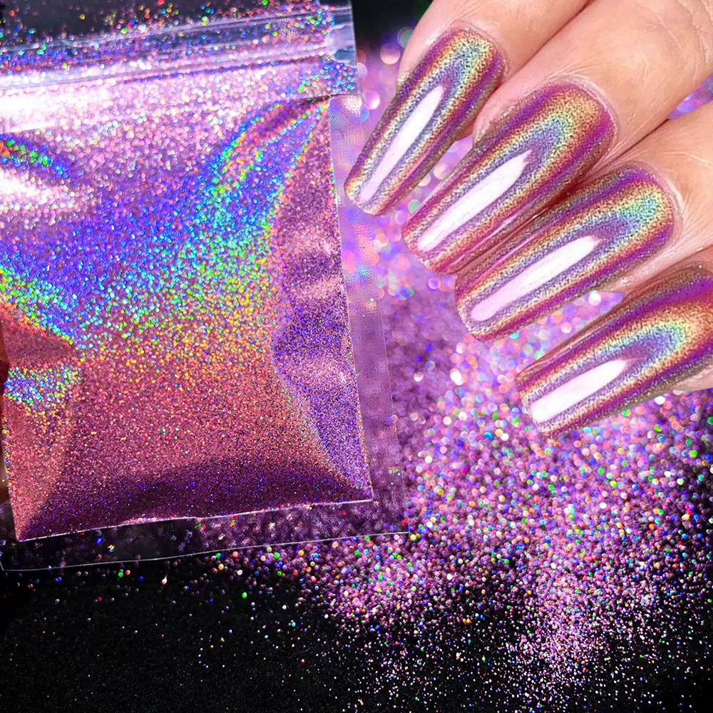Holographic Nail Glitter Powder