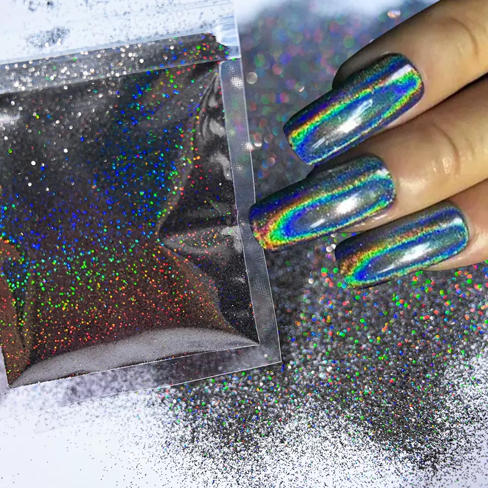 Holographic Nail Glitter Powder