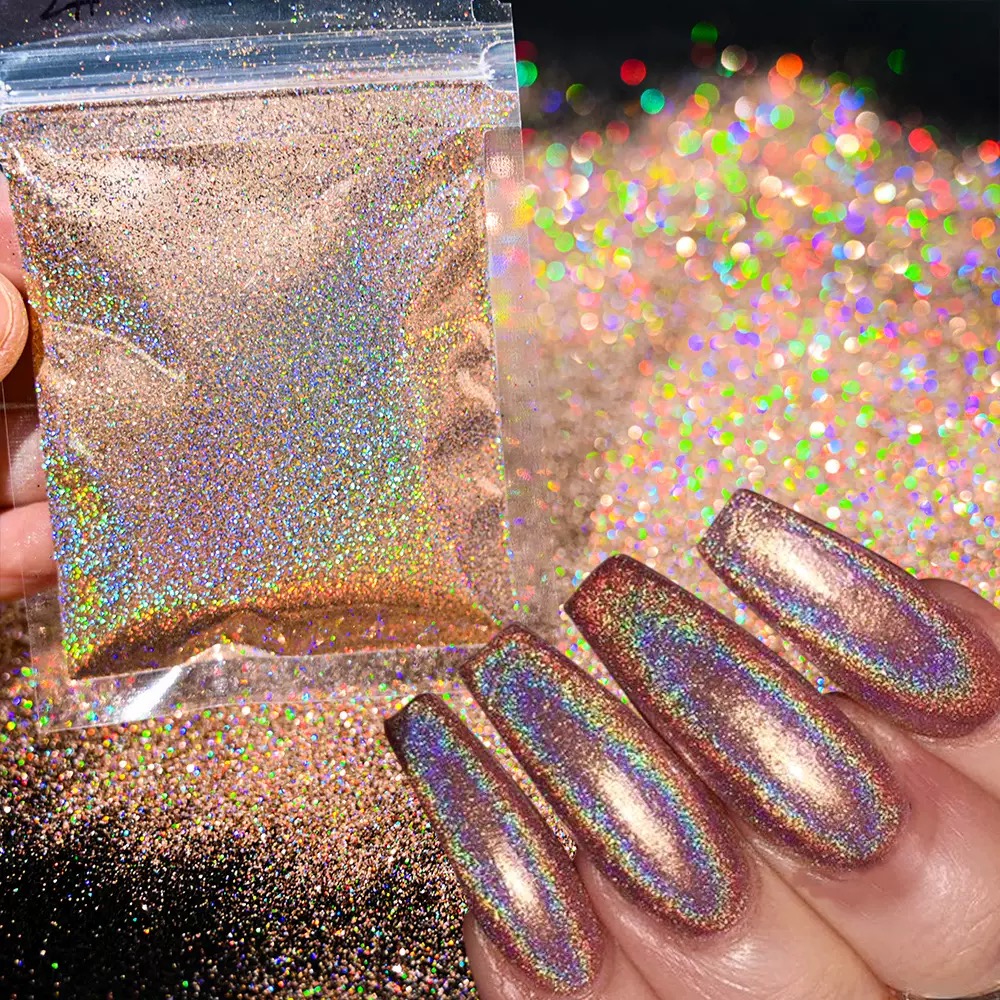 Holographic Nail Glitter Powder