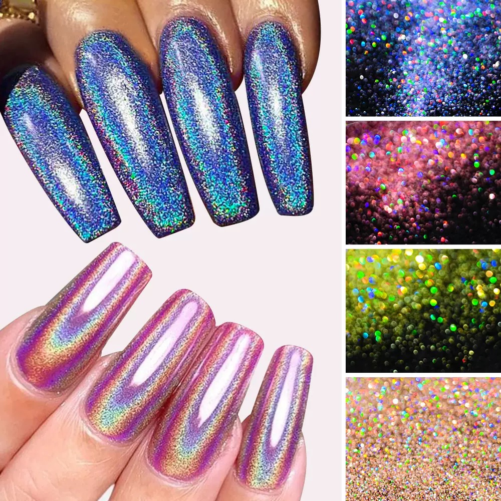 Holographic Nail Glitter Powder