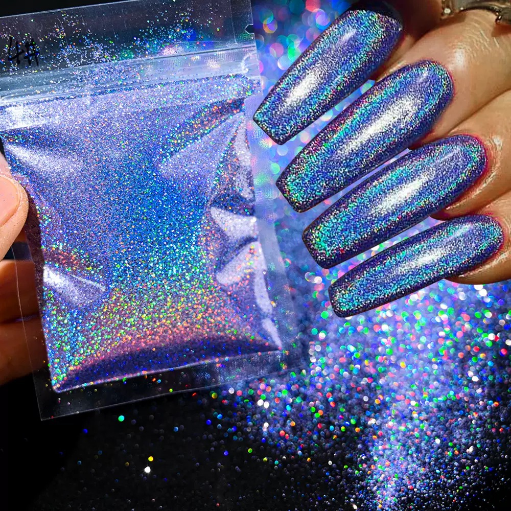 Holographic Nail Glitter Powder