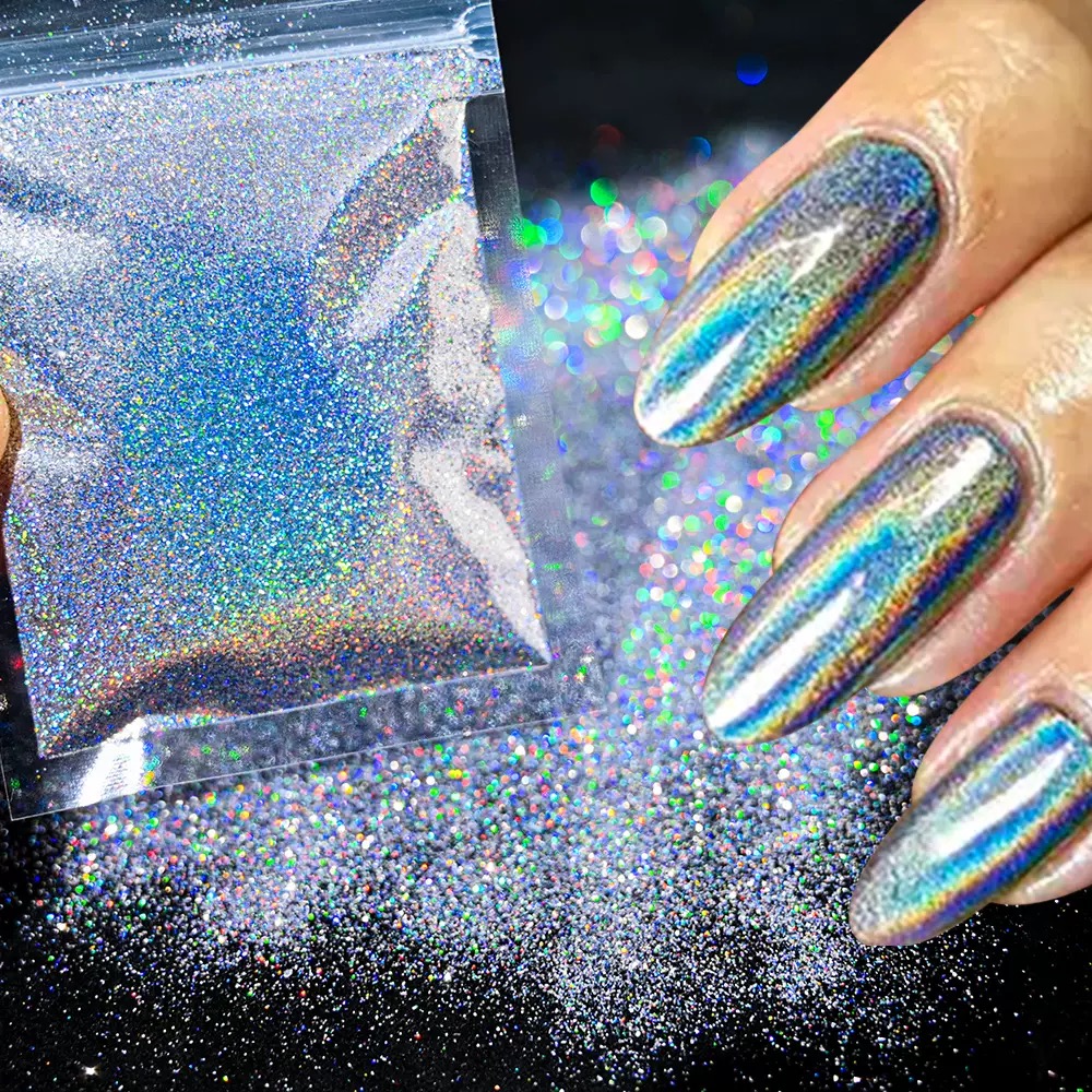 Holographic Nail Glitter Powder