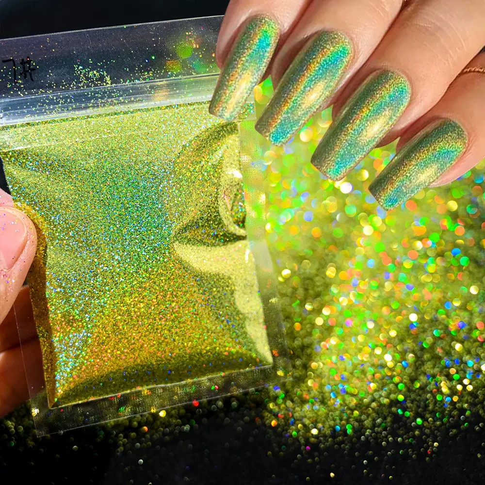 Holographic Nail Glitter Powder