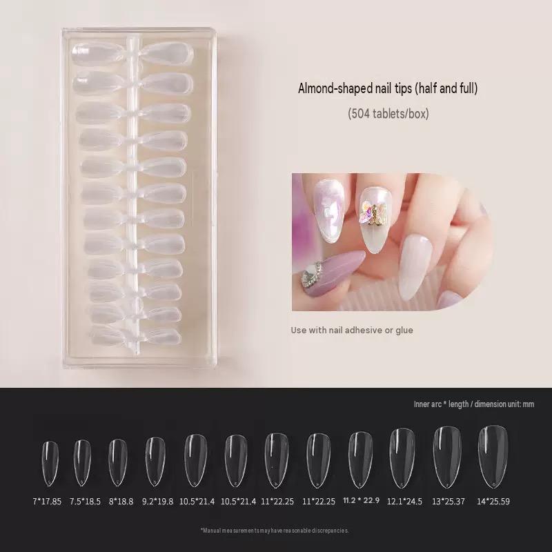 False Nail Tips Application
