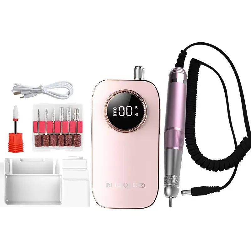 Rechargeable 45000 RPM Nail Drill Machine with Low Vibration