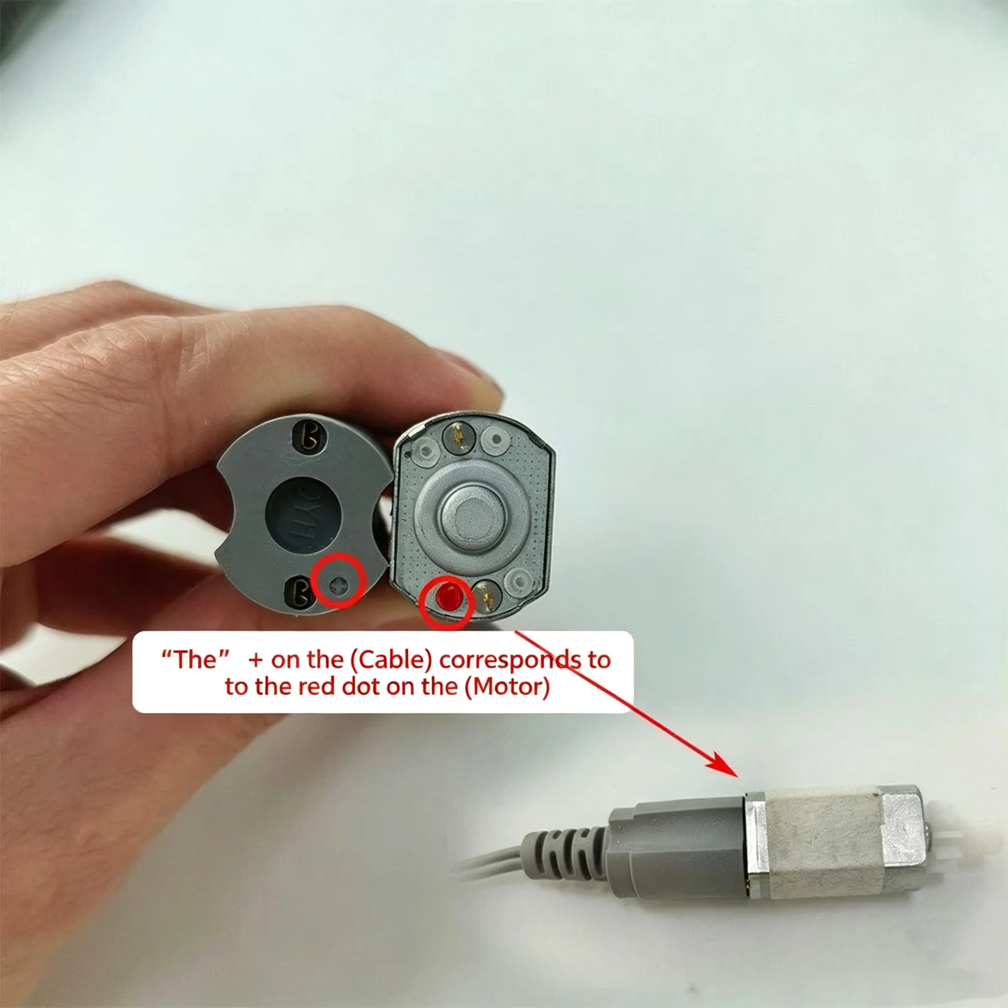 Electric nail file handpiece repair parts
