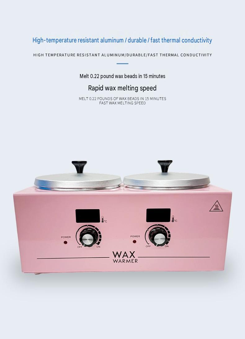 Double Pot Wax Melting Machine for Beauty Salon