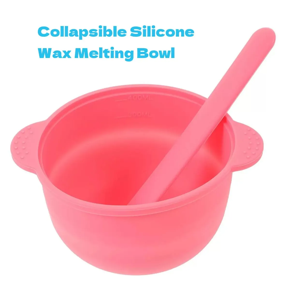 Heat-Resistant Silicone Waxing and Beauty Mixing Bowl