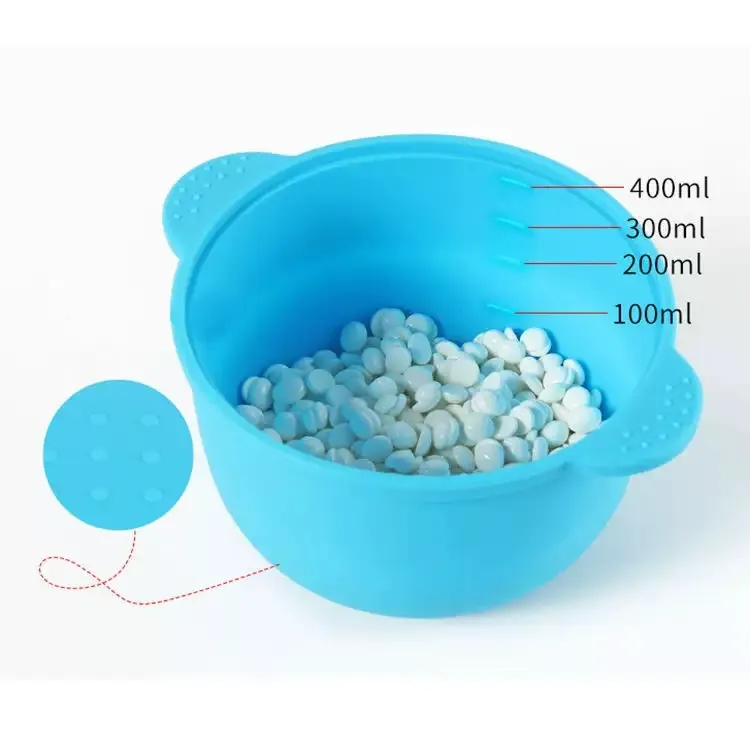 Heat-Resistant Silicone Waxing and Beauty Mixing Bowl