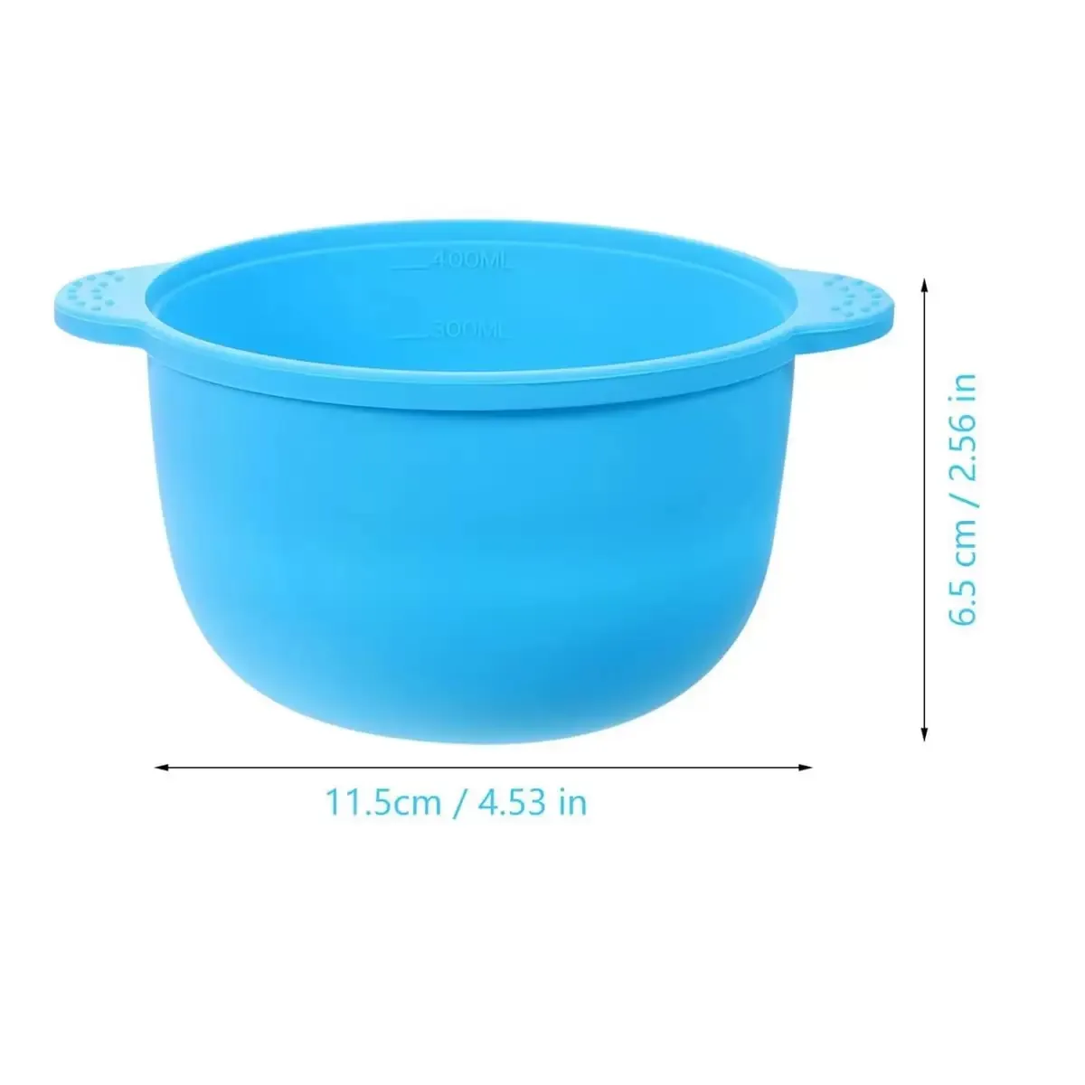 Heat-Resistant Silicone Waxing and Beauty Mixing Bowl