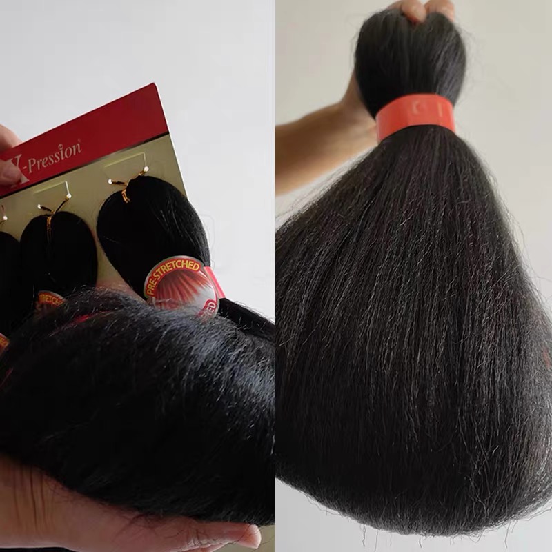 Synthetic Hair Extension Texture