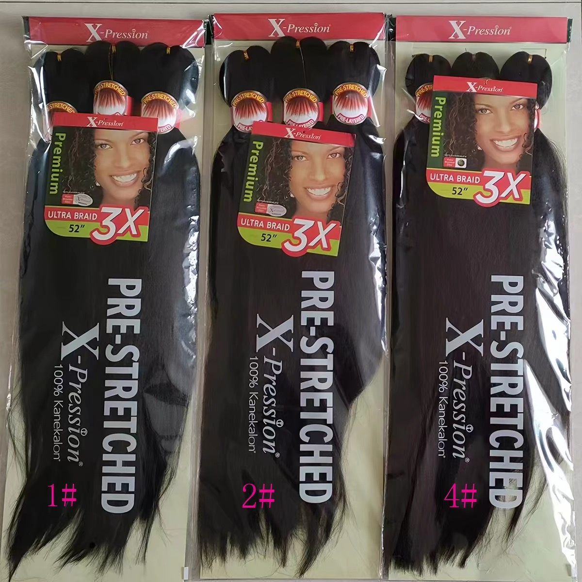 Synthetic Hair Extensions W-001 Wholesale for Hair Salon