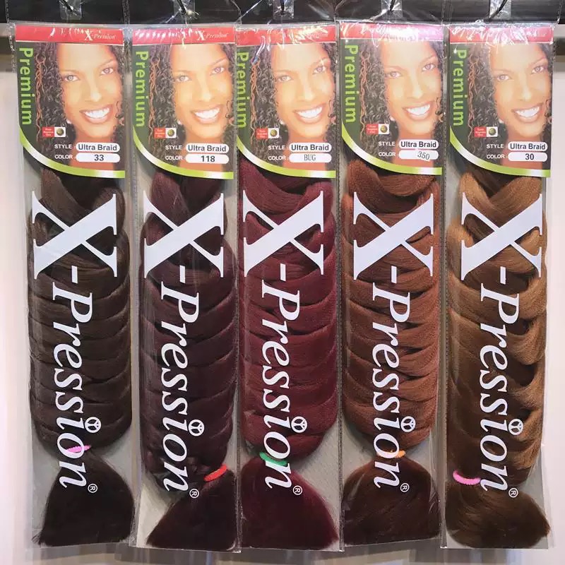 Synthetic Hair Extension Detail