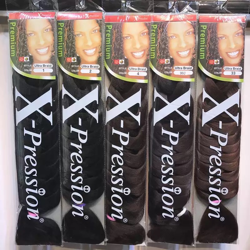 Colorful Hair Extension Detail