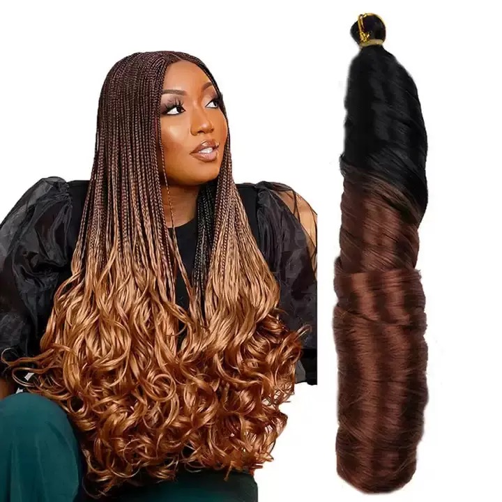 Curly Hair Extension Detail