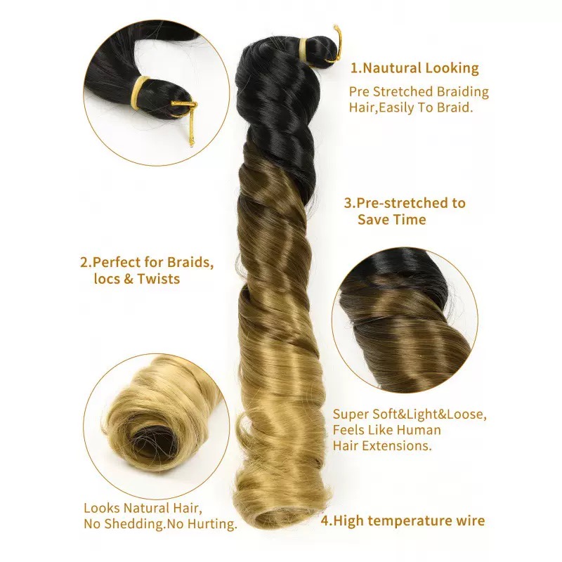 Synthetic Hair Extensions Wholesale
